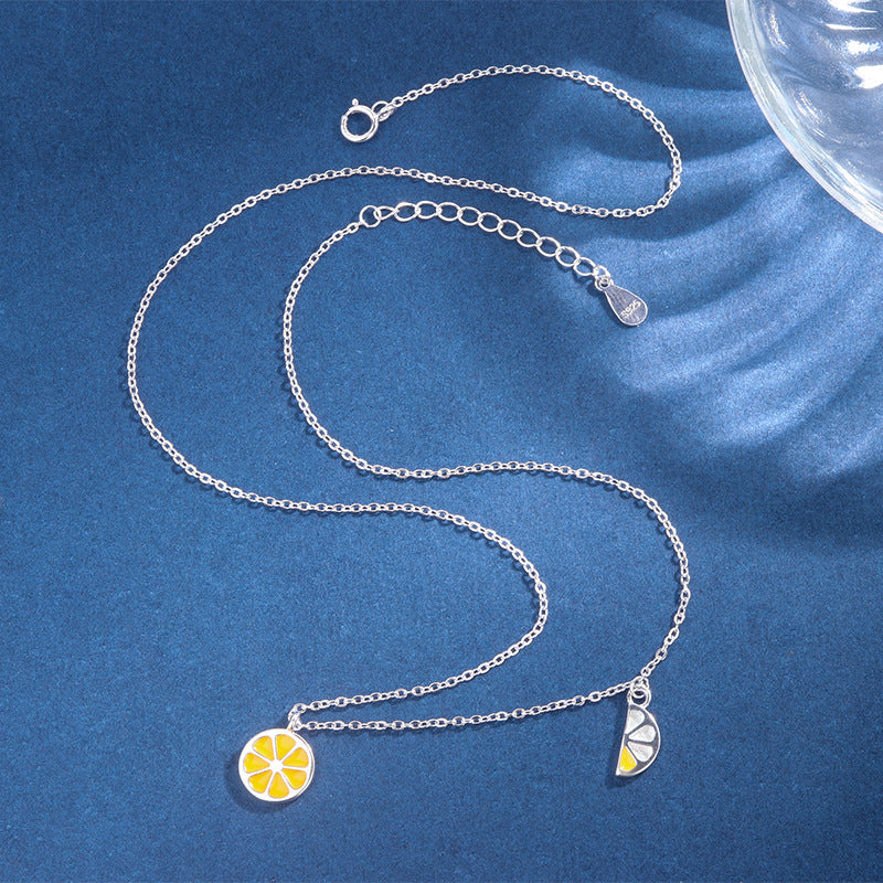 Sterling Silver Sweet Lemon Necklace - Forge & Form
