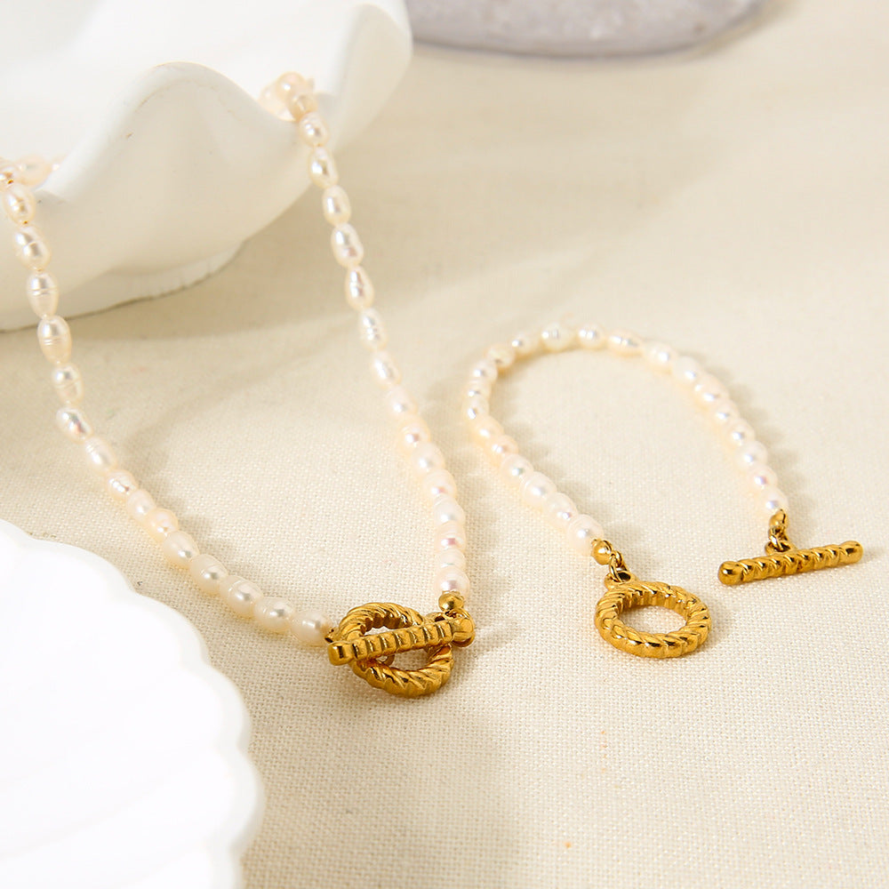 Freshwater Pearl Toggle Set