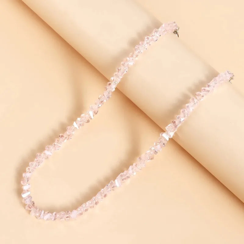 Crystal Irregular Beaded Choker