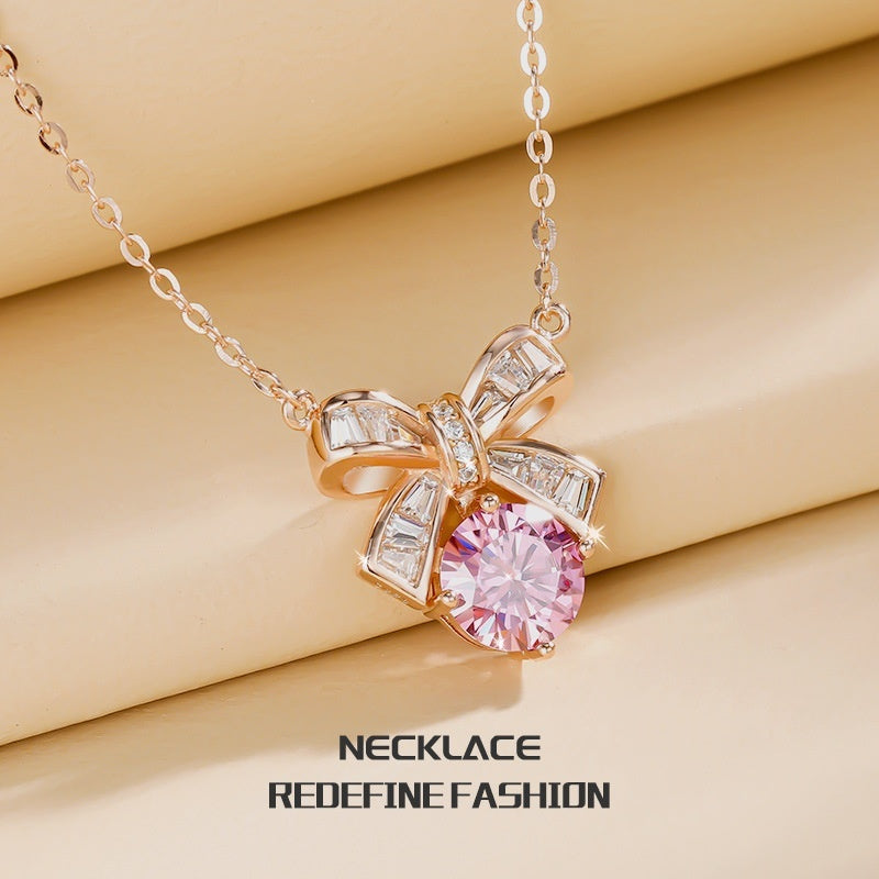 Sterling Silver Lucky Bow Necklace - Forge & Form