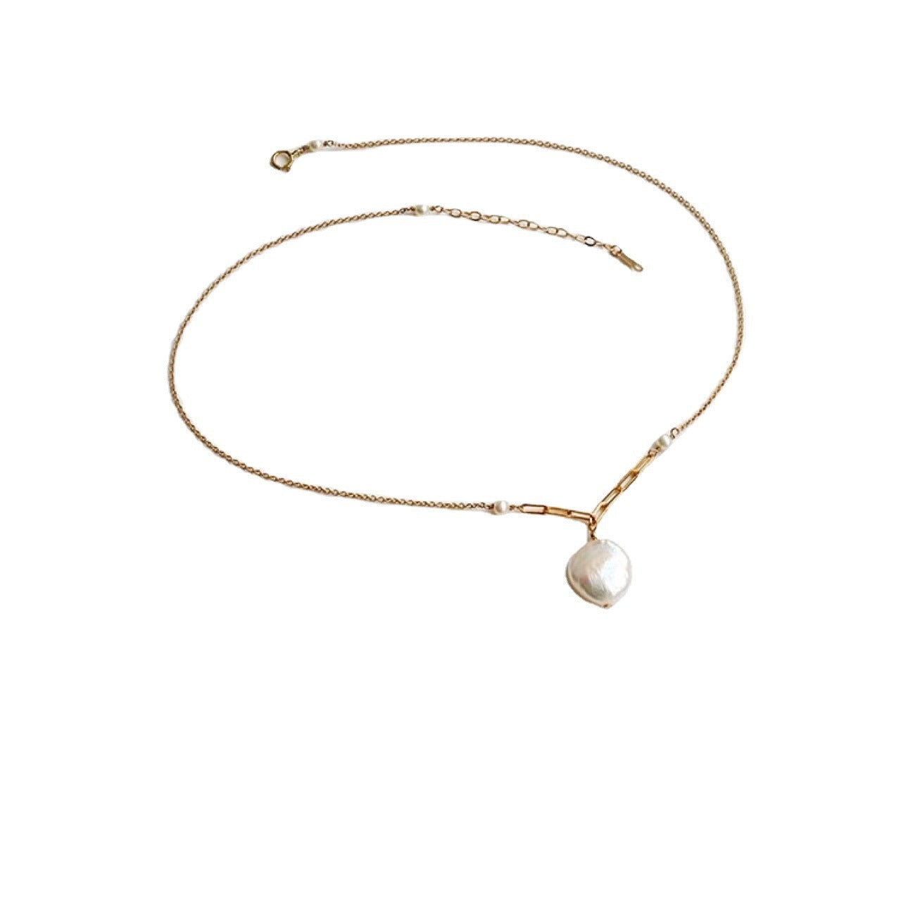 Natural Baroque Pearl Necklace - Forge & Form