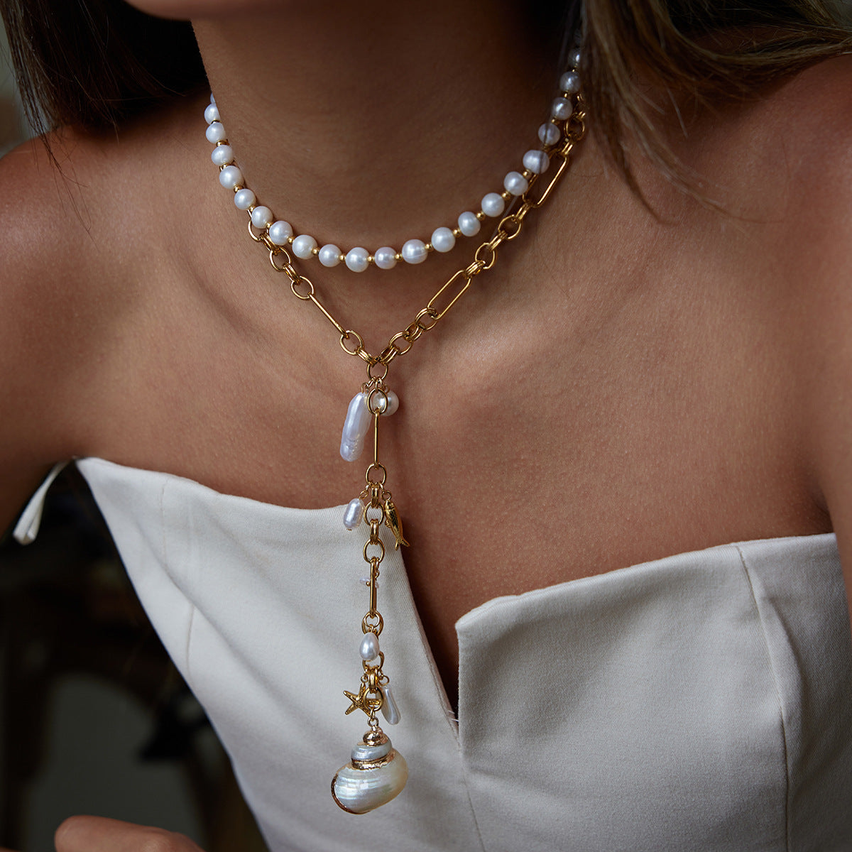 Conch Lariat