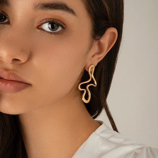 Irregular Hoop Earrings