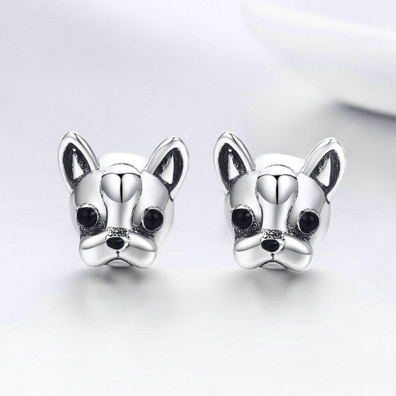 French Bulldog Stud Earrings - Forge & Form