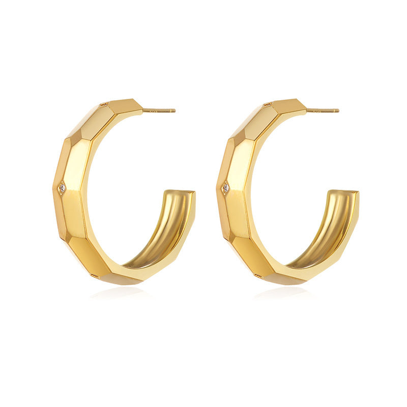 Geometric Hoop Earrings
