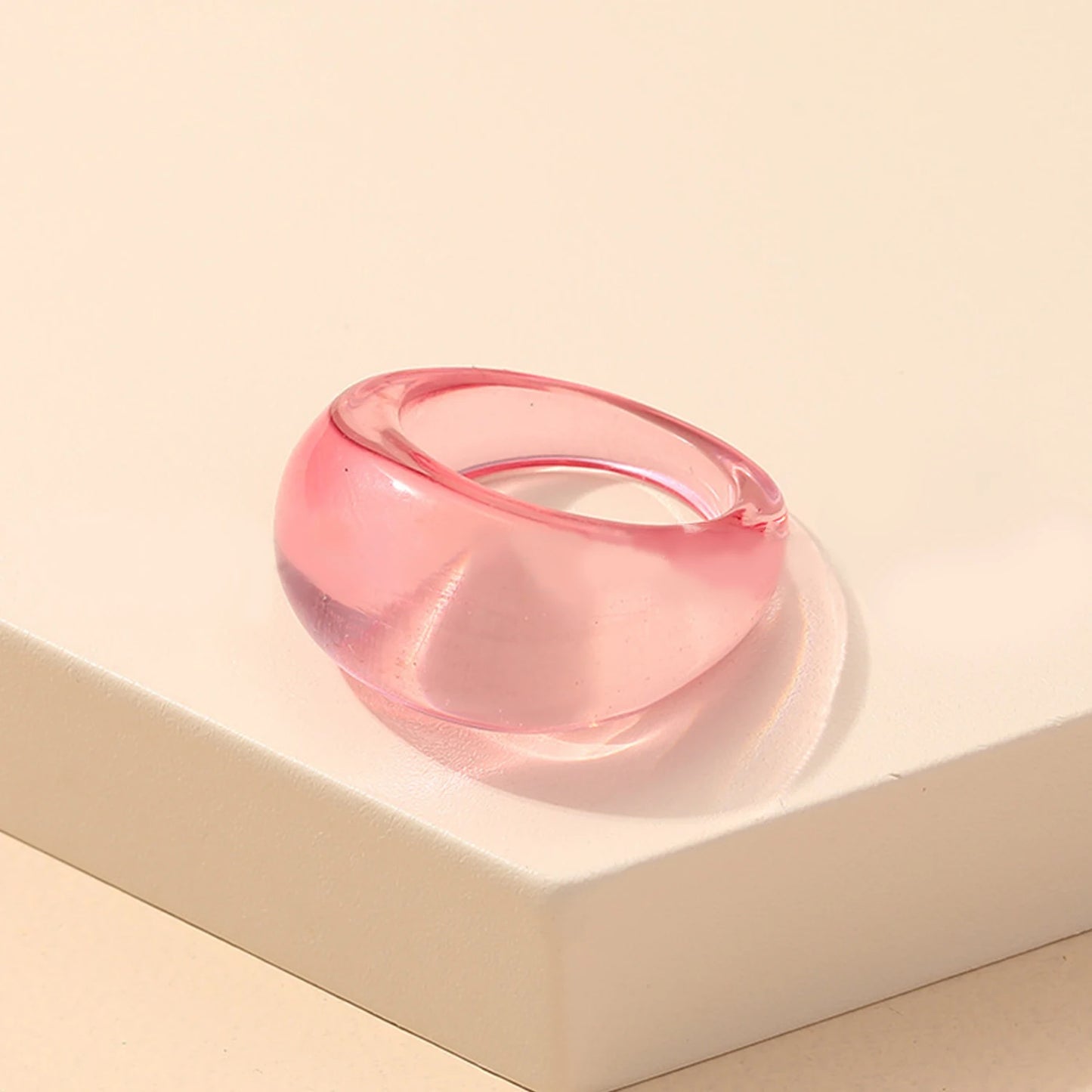 Let's Vibe Acrylic Ring