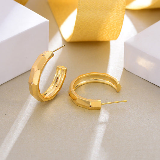 Geometric Hoop Earrings