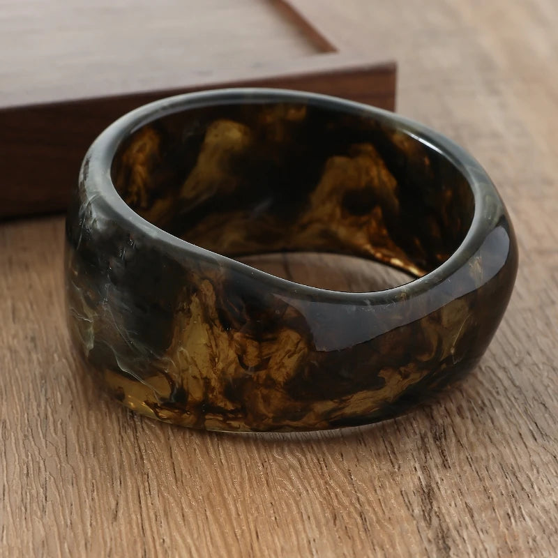 Coffee Acrylic Bangle