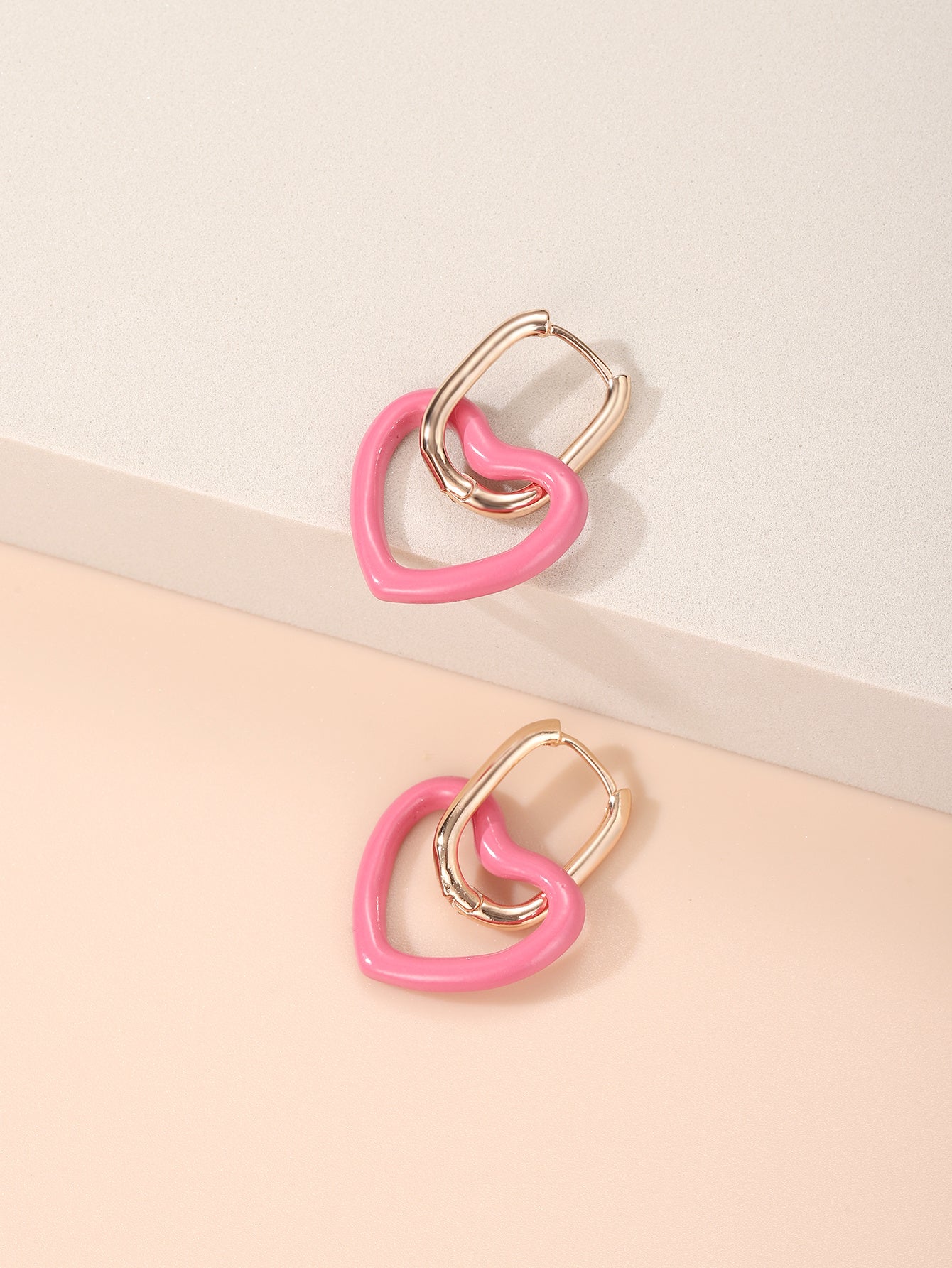 Chain Heart Earrings