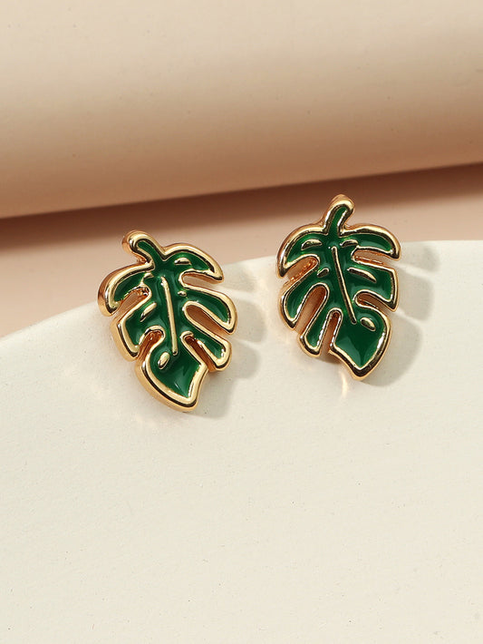 Colorful Leaf Earrings
