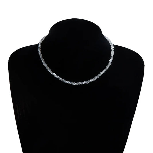 Crystal Irregular Beaded Choker