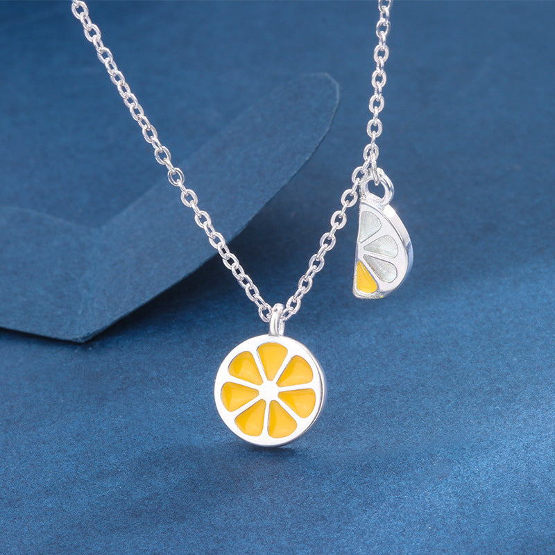 Sterling Silver Sweet Lemon Necklace - Forge & Form
