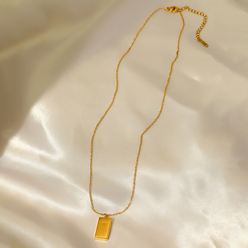 Love Rich Brick Necklace