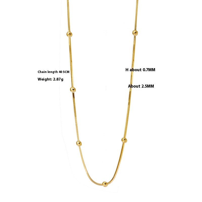 Sterling Silver Ball Chain Necklace