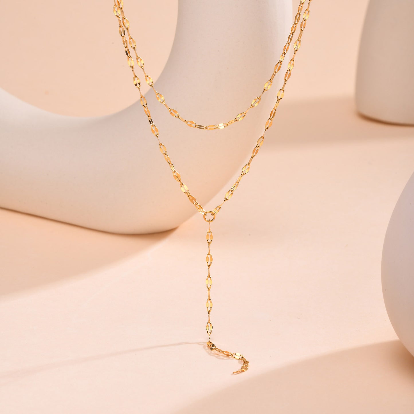 Retro Double Layer Lariat