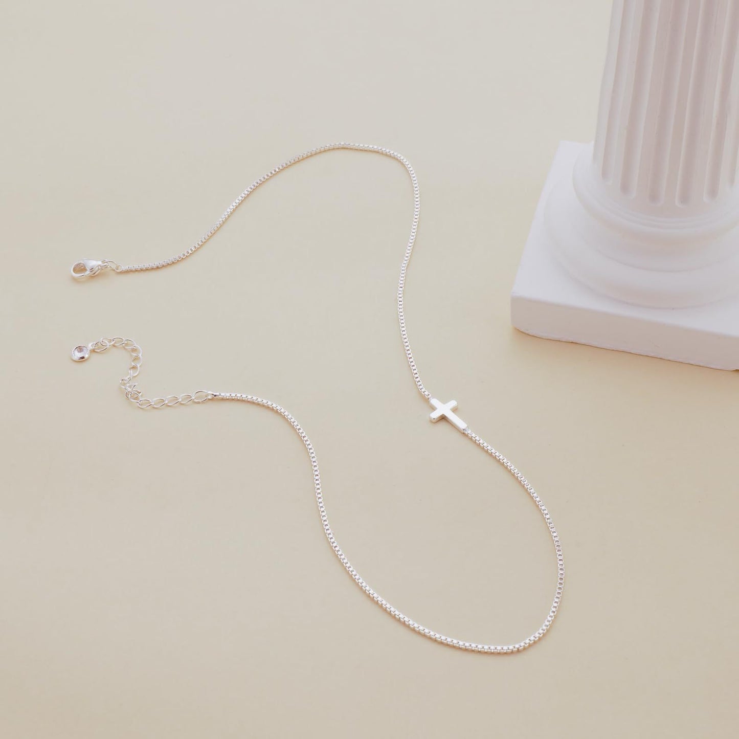 Dainty Cross Necklace - Forge & Form