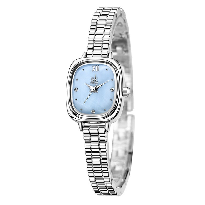 Waterproof Steel Belt Square Watch