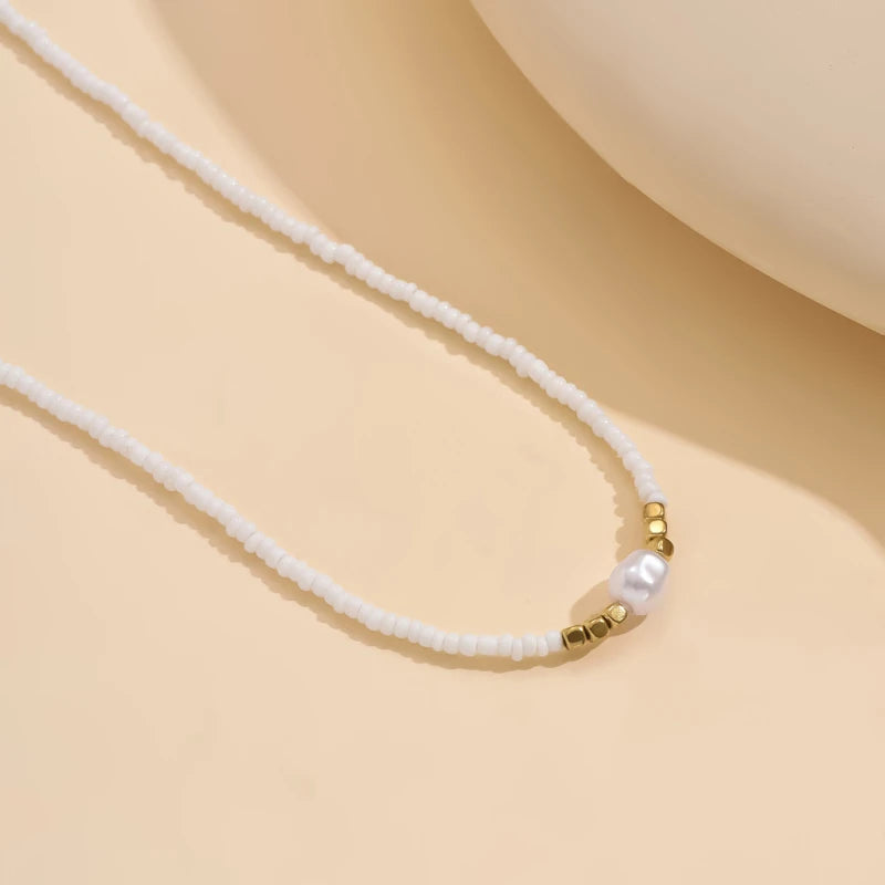 Vintage Bohemian Beaded Necklace