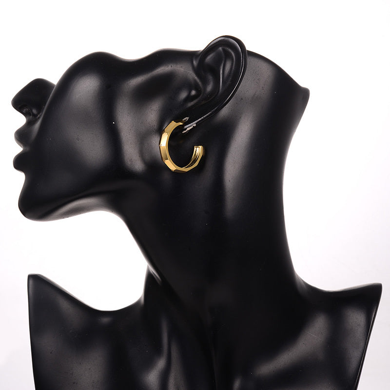 Geometric Hoop Earrings